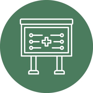 Modern oto tamir simgesinin vektör illüstrasyonu