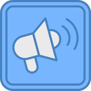 Duyuru hoparlörü simgesi - özet biçimi