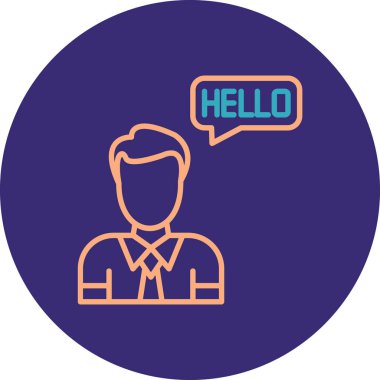 İş ve finans simgesinin vektör illüstrasyonu