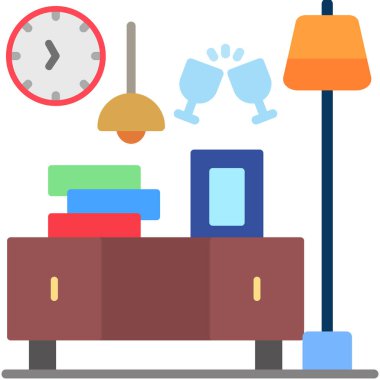 oda içi mobilya simgesi