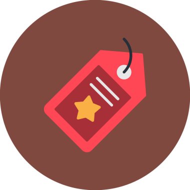 Noel 'de. Web simgesi basit illüstrasyon