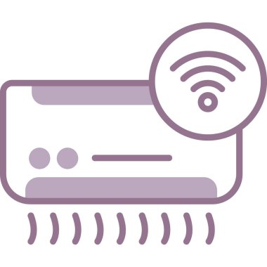 Bir wifi simgesinin vektör illüstrasyonu