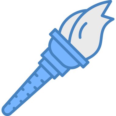 Fırça simgesi renk ana hatlarını boya