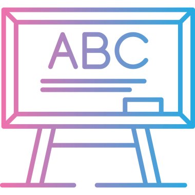 Eğitim simgesinin vektör illüstrasyonu