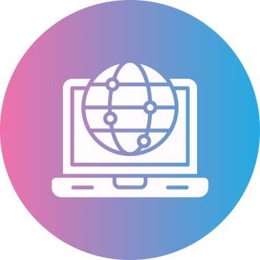 küresel ağ. Basit resimleme