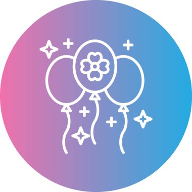 Modern simgenin vektör illüstrasyonu