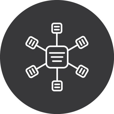 Ağ web simge vektör çizim