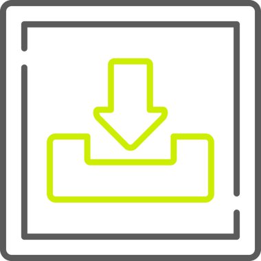 Ok. Web simgesi basit illüstrasyon