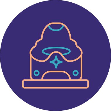 Bir çan simgesinin vektör illüstrasyonu