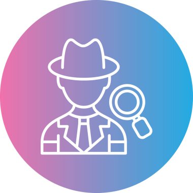 İnsan simgesinin vektör illüstrasyonu