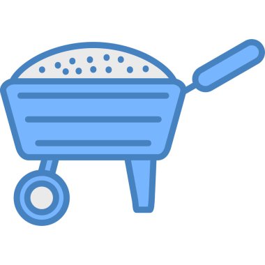 Bebek arabası ikonu. vektör illüstrasyonu