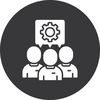 Modern insan simgesinin vektör çizimi