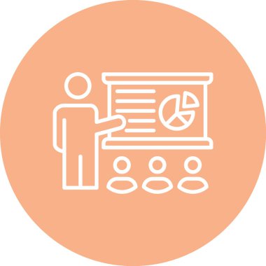 İş ve finans simgesinin vektör illüstrasyonu