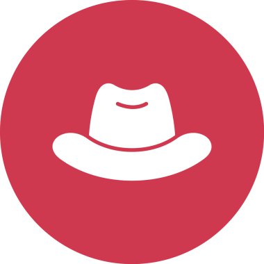 Şapka. Web simgesi basit illüstrasyon