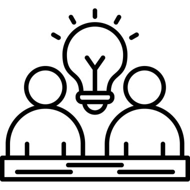 iş fikri simgesi, özet tasarımı