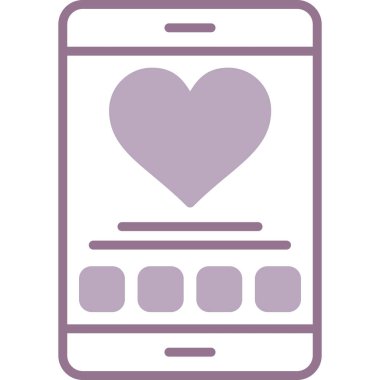 cep telefonu ikonu vektör illüstrasyonu