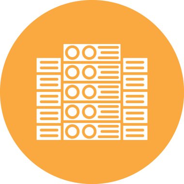 veri depolama simgesi vektör illüstrasyonu