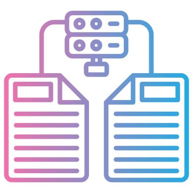 Web simgesi. Yazıcının vektör çizimi