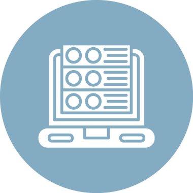 İş ve finans simgesinin vektör illüstrasyonu