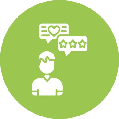 Geri besleme düzlüğü simgesi, vektör, illüstrasyon