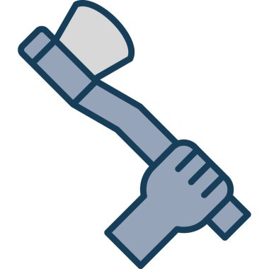 Çekiç. Web simgesi basit illüstrasyon