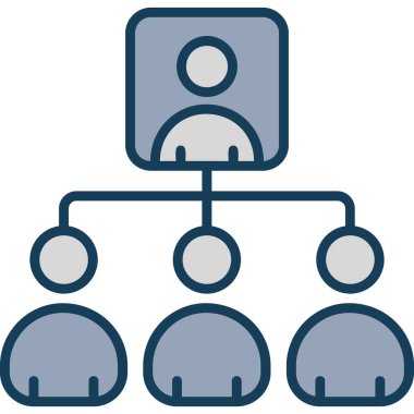 ağ paylaşım simgesi çizimi