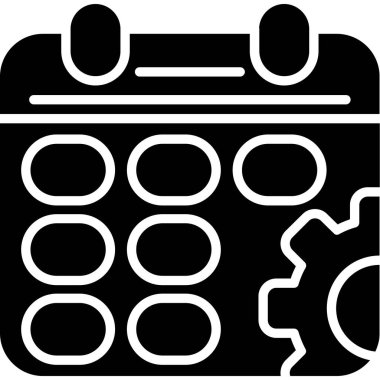 Hesap makinesi. Web simgesi basit tasarım