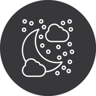 Bulut simgesinin vektör illüstrasyonu