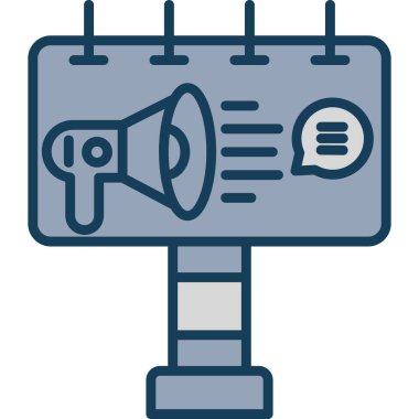 megafon sözcü kutsal kişilerin resmi. vektör çizim