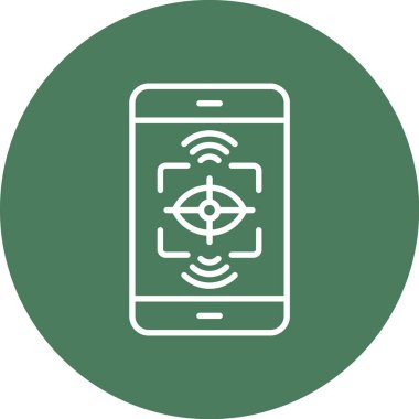 Vektör Mobil simge illüstrasyonu