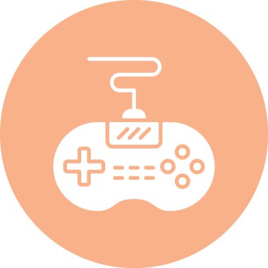 Bir oyun simgesinin vektör illüstrasyonu