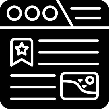 seo modern simgesinin vektör illüstrasyonu