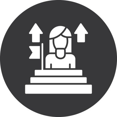 seo modern simgesinin vektör illüstrasyonu