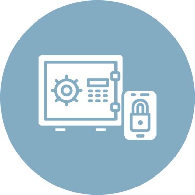 güvenlik sistem simge vektör.