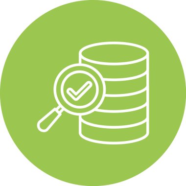 veri analiz simgesi, basit vektör illüstrasyonu