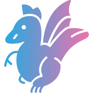 hayvan sincabı düz tasarım simgesi ana hatları biçiminde