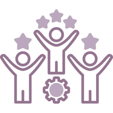 insanlar ve takım çalışması, vektör illüstrasyonu