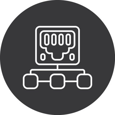 seo modern simgesinin vektör illüstrasyonu