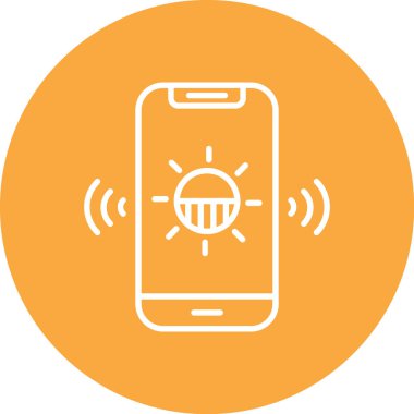 Modern simgenin vektör illüstrasyonu