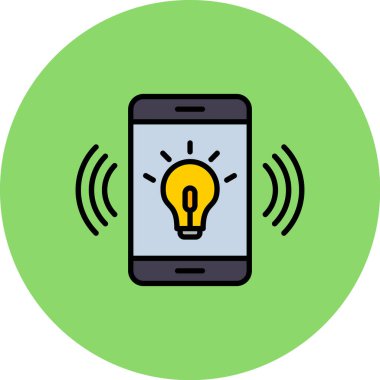 cep telefonu ikonu vektör illüstrasyonu