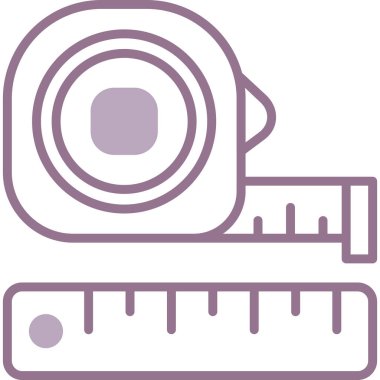 Teyp simgesini düz biçimle ölç