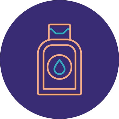 Şişe. Web simgesi basit illüstrasyon