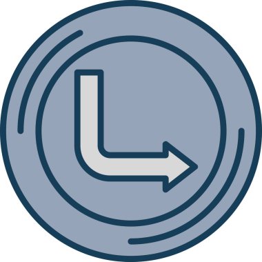 Bozuk para. Web simgesi basit illüstrasyon