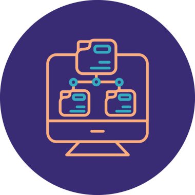 seo modern simgesinin vektör illüstrasyonu