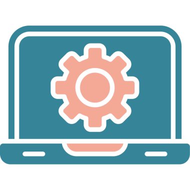 bilgisayar simgesi vektör illüstrasyonu