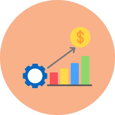 iş düz simgeleri vektörü