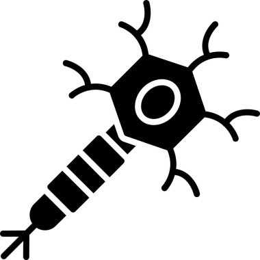 bir virüsün siyah silueti