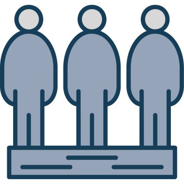 İnsan simgesinin vektör illüstrasyonu