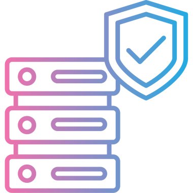 güvenli web simgesi basit tasarım