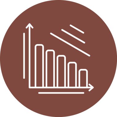 Bir grafiğin vektör illüstrasyonu